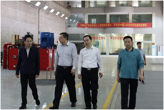 省国资委党委委员、副主任毛育新带队赴湖南发展株洲航电分公司开展安全生产督查